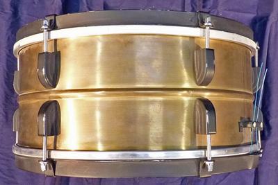 Snare Drum, Vintage, Brass, "Utility" 