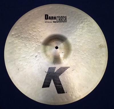 18" Crash Cymbal, K Dark Thin