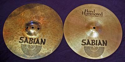 14" Hi Hats, Hand-Hammered Fusion 