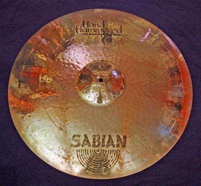 21" Ride Cymbal, Hand Hammered Raw Bell Dry 