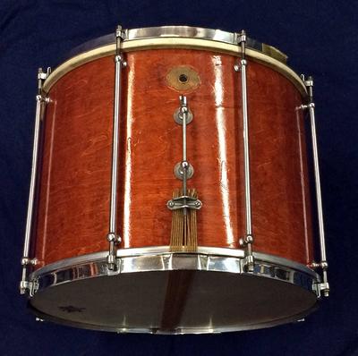 Field Drum, Mahogany with Tube Lugs and Gut Snares
