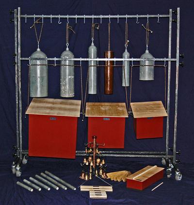 Variety of Lou Harrison Instruments