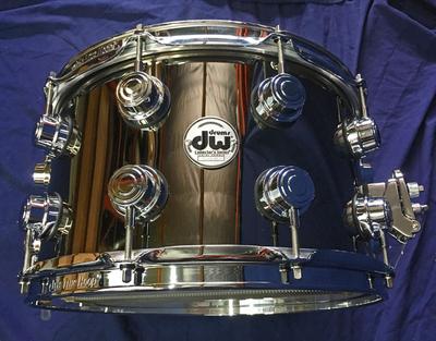 Snare Drum, Black Nickel Over Brass