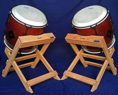 Taiko Drums, Pair, Medium