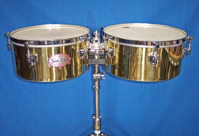 Timbales, Alex Acuna Model, Brass