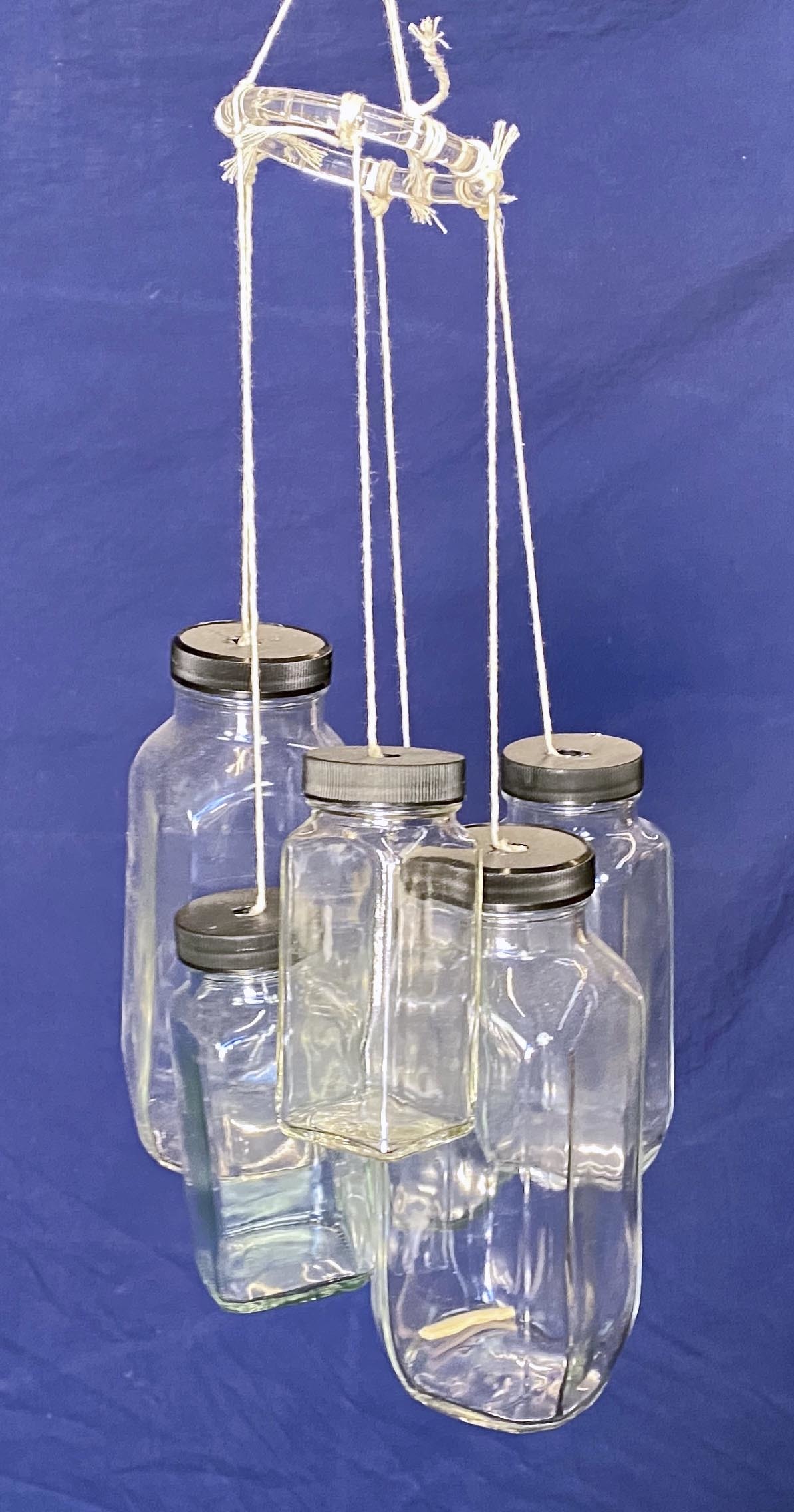 Wind chimes, Glass Bottle