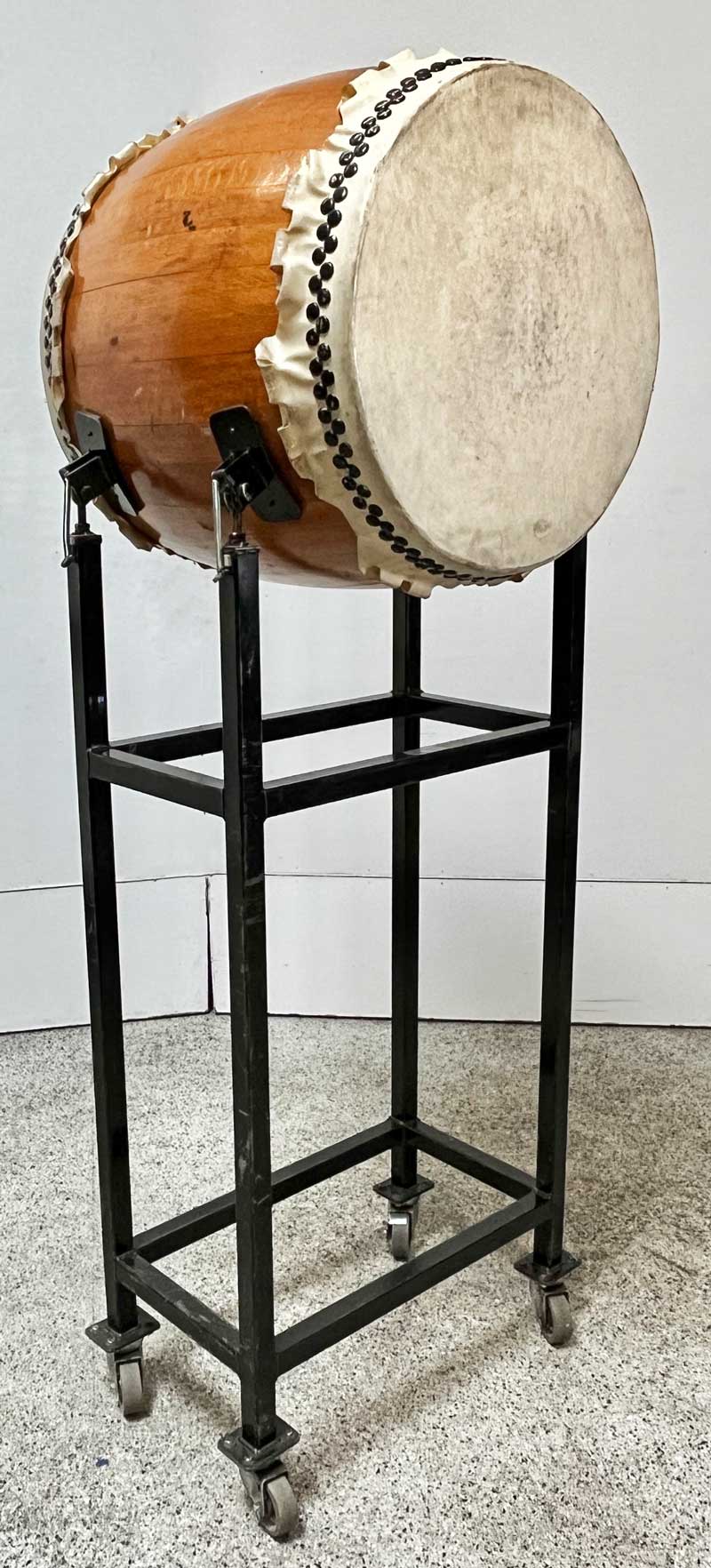 Taiko Drum, Natural Oak Finish